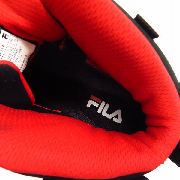 実際に弊社で買取させて頂いたFILA/フィラ GRANT HILL 1/グラントヒル1 ハイカットスニーカー F0410/26.5の画像 4枚目