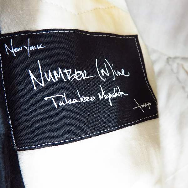 実際に弊社で買取させて頂いたNUMBER (N)INE/ナンバーナイン チェック柄 ジレ/ベスト/3の画像 2枚目