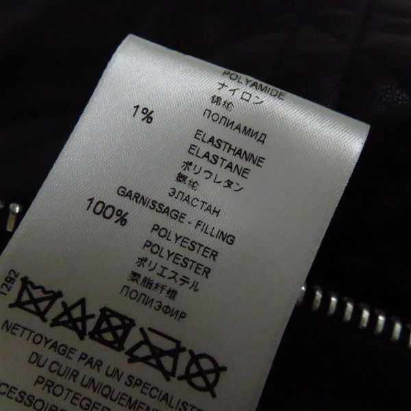 実際に弊社で買取させて頂いた【JPタグ】GIVENCHY/ジバンシィ 19AW ネオプレン&レザー フードジャケット BM00CB60DH/46の画像 5枚目