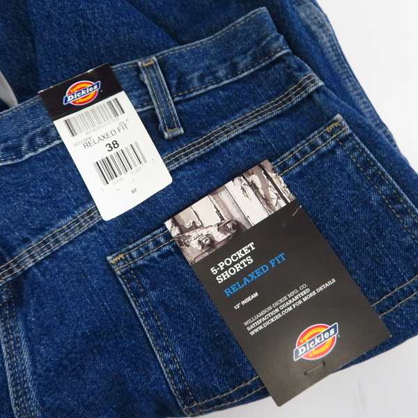 実際に弊社で買取させて頂いた【未使用】Dickies/ディッキーズ RELAXED FIT DENIM SHORT デニムショーツ/ハーフパンツ 38/2点セットの画像 2枚目