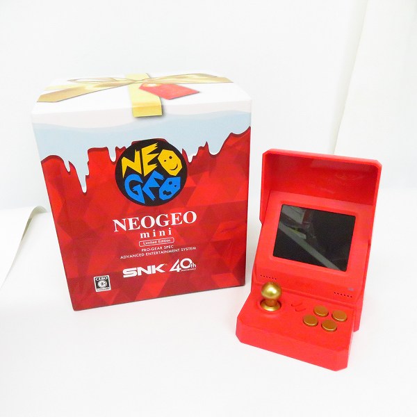 実際に弊社で買取させて頂いたNEOGEO mini/ネオジオ ミニ Limited Edition/限定版 40th/40周年 48 ネオジオ マスターピース【動作確認済】