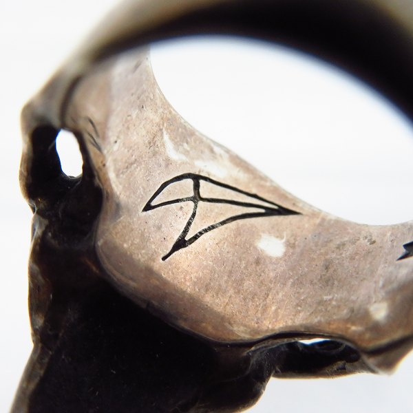 実際に弊社で買取させて頂いたCRAZY PIG/クレイジーピッグ BUGS B RING バグズ B リング 19.5号の画像 4枚目