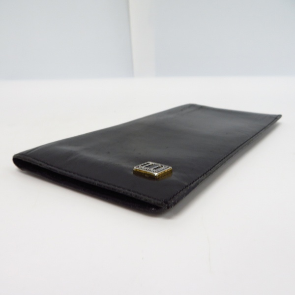 実際に弊社で買取させて頂いたdunhill/ダンヒル ロゴプレート レザー 二つ折り長財布/札入れの画像 2枚目