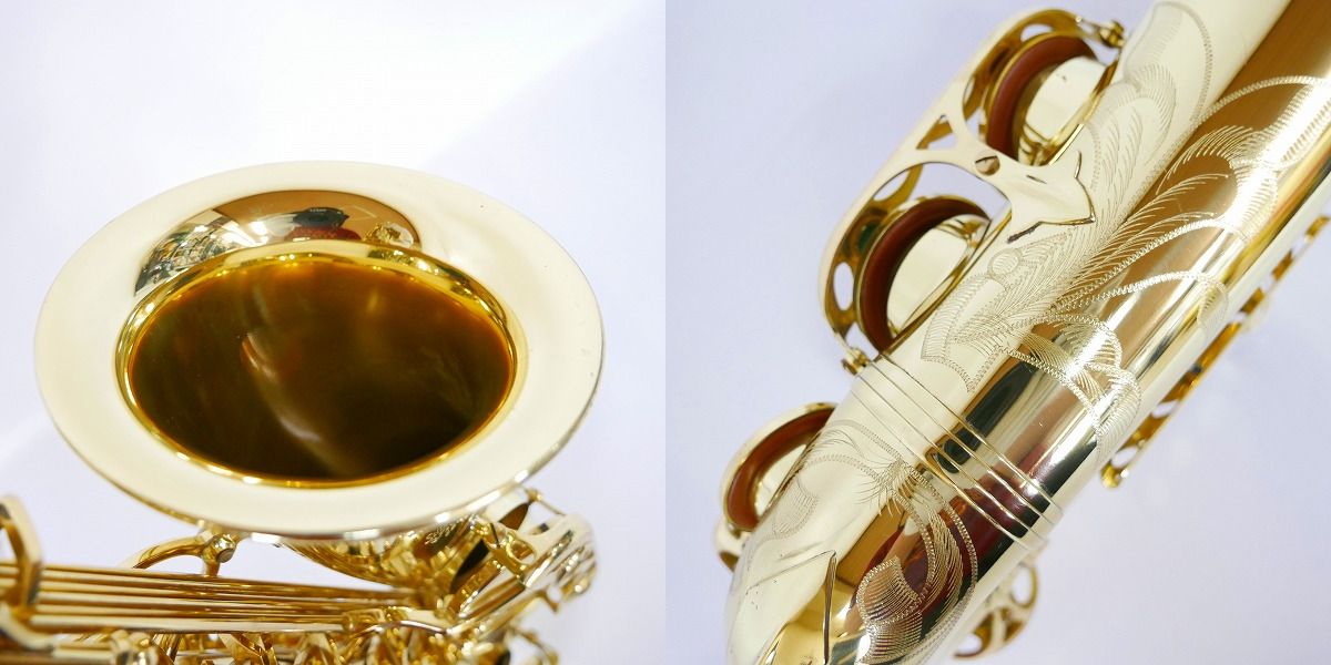 実際に弊社で買取させて頂いた★SELMER/セルマー SA80/Super Action 80 SERIE II アルトサックス 彫刻有 ハードケース付きの画像 4枚目
