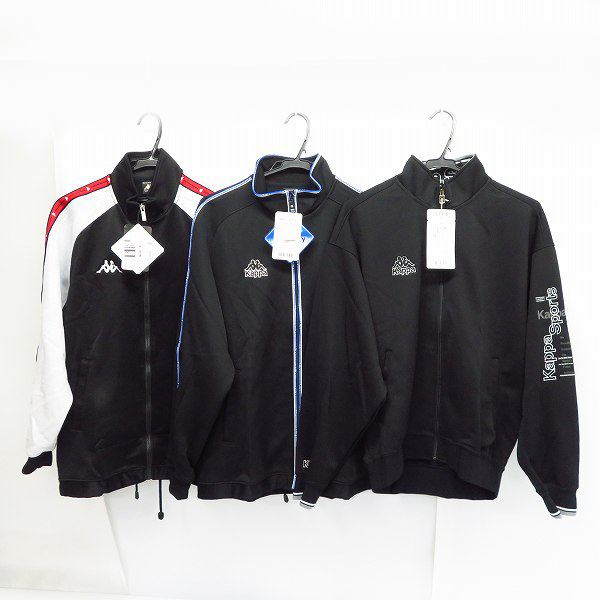 実際に弊社で買取させて頂いた【未使用】Kappa/カッパ トラックジャケットトレーニングウェア/ジャージ Size：M/L/O 3点セット