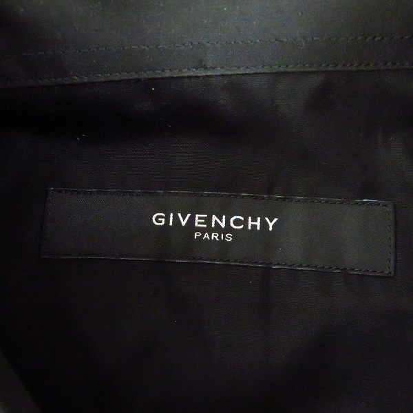 実際に弊社で買取させて頂いた【JPタグ】GIVENCHY/ジバンシィ メタルパーツ装飾 長袖ドレスシャツ 38の画像 2枚目