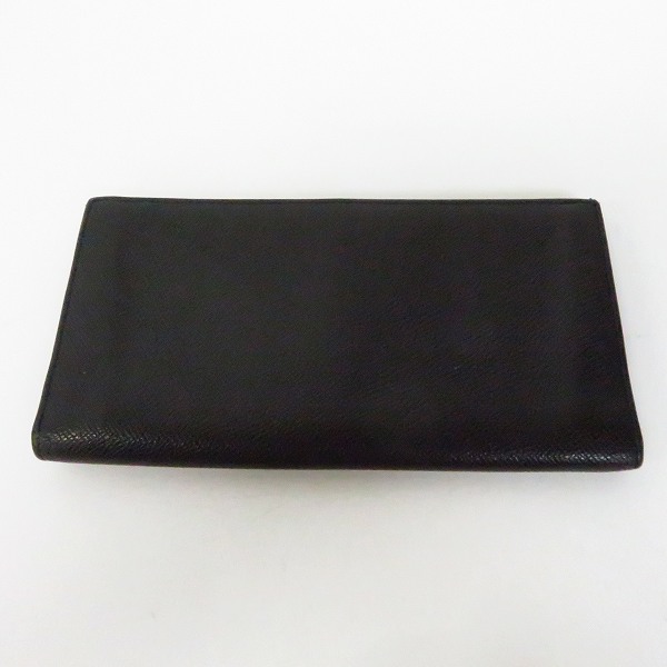 実際に弊社で買取させて頂いたBVLGARI/ブルガリ 二つ折り 長財布/ウォレット ブラックの画像 1枚目