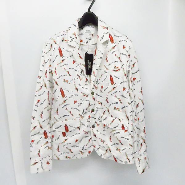 実際に弊社で買取させて頂いた【未使用】THE CRIMIE/クライミー 総柄 テーラードジャケット C1E1-JK12/M