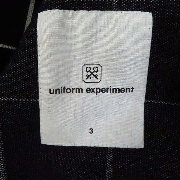実際に弊社で買取させて頂いたuniform experiment/ユニフォームエクスペリメント テーラードジャケット/UE-150030/3の画像 2枚目