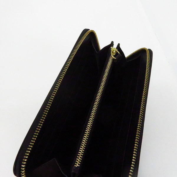 実際に弊社で買取させて頂いたGIVENCHY/ジバンシー ラムスキン ラウンドファスナー長財布 13M6199-092-001の画像 3枚目