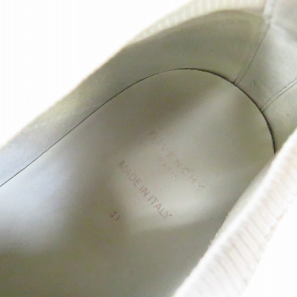 実際に弊社で買取させて頂いたGIVENCHY/ジバンシー　Jaw ニット スニーカー 41の画像 4枚目