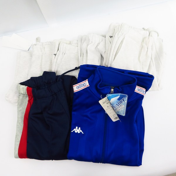 実際に弊社で買取させて頂いた【未使用】Champion/チャンピオン Kappa/カッパ 他 ジュニア トラックジャケット/ハーフパンツ ジャージ 7点セット