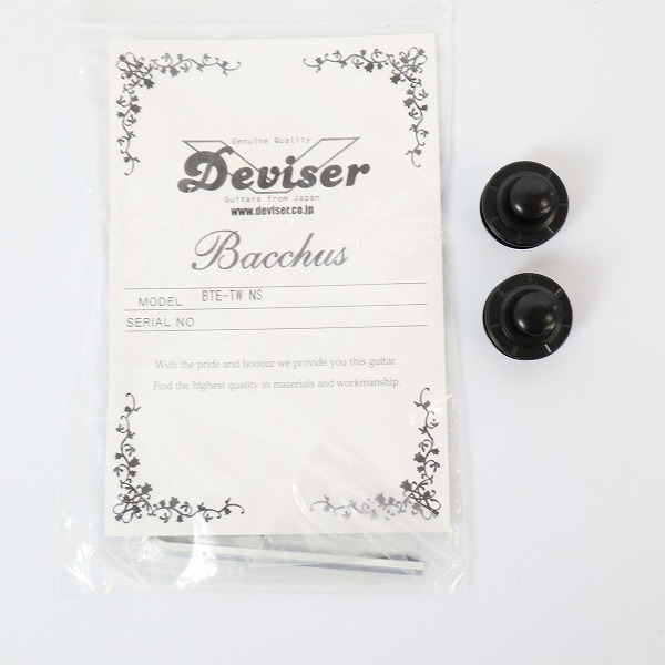 実際に弊社で買取させて頂いた★【難あり】Bacchus/バッカス BTE-TW NS テレキャスター タイプ エレキギター ソフトケース付きの画像 8枚目