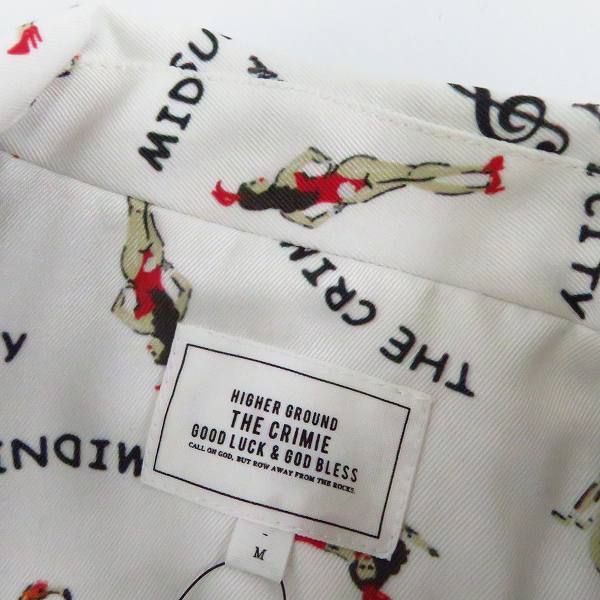 実際に弊社で買取させて頂いた【未使用】THE CRIMIE/クライミー 総柄 テーラードジャケット C1E1-JK12/Mの画像 2枚目