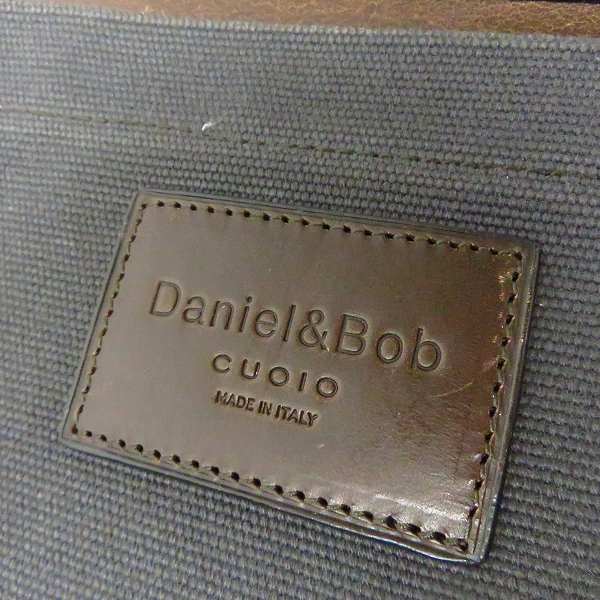 実際に弊社で買取させて頂いたDaniel&Bob/ダニエル＆ボブ クラッチバッグ レザー ラウンドジップ ブラウンの画像 4枚目