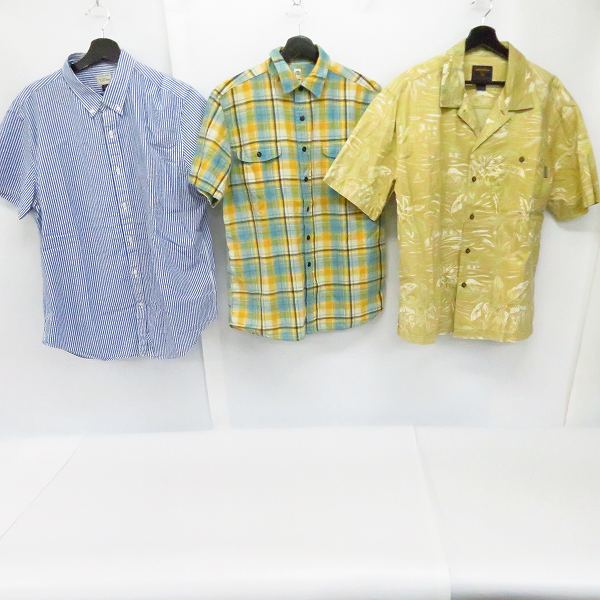 実際に弊社で買取させて頂いたTOMMY HILFIGER/MACKINTOSH PHILOSOPHY他 オープンカラー/ボタンダウン/チェック等 長袖/半袖 シャツ 6点セットの画像 2枚目