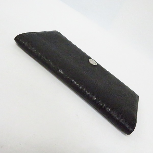 実際に弊社で買取させて頂いたBVLGARI/ブルガリ 二つ折り 長財布/ウォレット ブラックの画像 2枚目