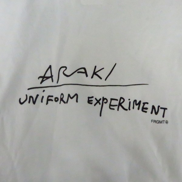 実際に弊社で買取させて頂いたuniform experiment/ユニフォームエクスペリメント ARAKI POLAROID SWEAT HOODIE パーカー UE-192111/3の画像 7枚目