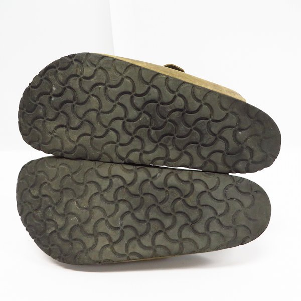 実際に弊社で買取させて頂いた【難有】CHROME HEARTS/クロムハーツ×BIRKENSTOCK/ビルケンシュトック  ボストン ガンスリンガーレザーサンダル/40の画像 2枚目