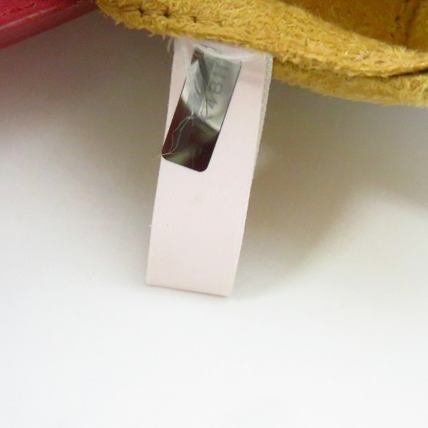 実際に弊社で買取させて頂いた【ショルダー欠品】JIMMY CHOO/ジミーチュウ 鍵チャーム付き ロゴ入り レザー2wayトートバッグの画像 5枚目