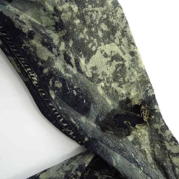 実際に弊社で買取させて頂いたLGB/ルグランブルー S-WOLF+BR-SKL クラッシュデニムパンツ 29の画像 7枚目