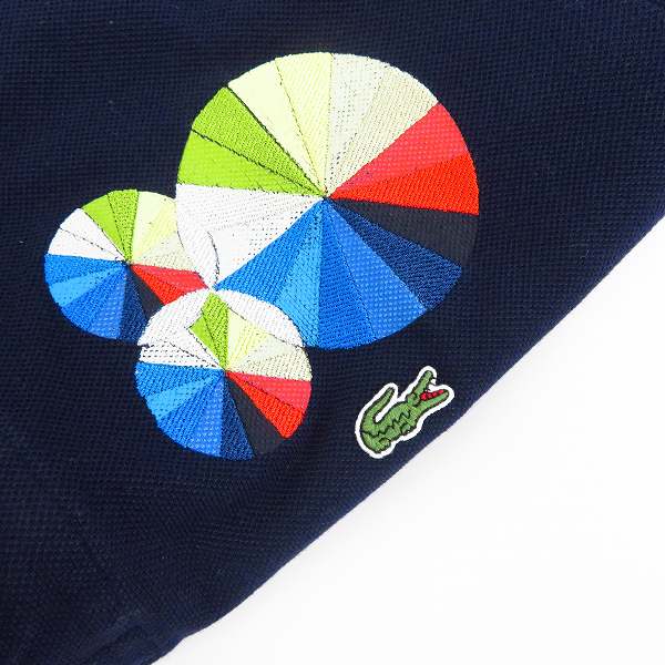 実際に弊社で買取させて頂いたLACOSTE/ラコステ 胸ロゴ 半袖ポロシャツ ネイビー/3の画像 6枚目