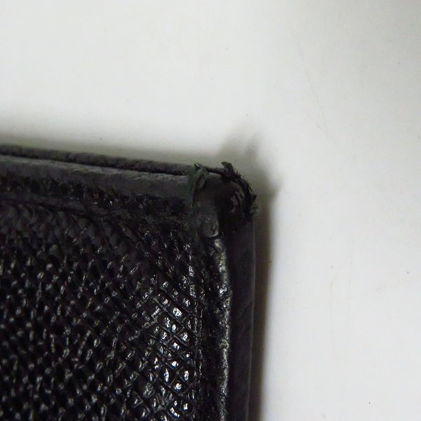 実際に弊社で買取させて頂いたBVLGARI/ブルガリ 二つ折り 長財布/ウォレット ブラックの画像 8枚目