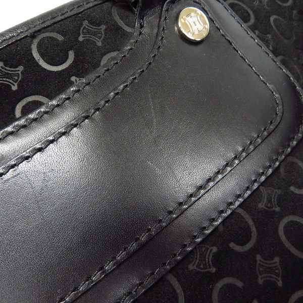 実際に弊社で買取させて頂いたCELINE/セリーヌ ブギーバッグ ヌバックレザー ブラックの画像 7枚目