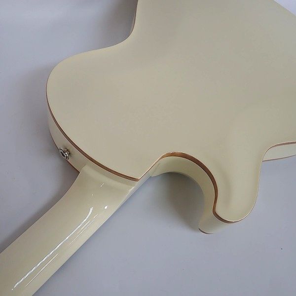実際に弊社で買取させて頂いた★PRS Paul Reed Smith/ポールリードスミス JA-15 Antique White フルアコ 2011年製 ハードケース付の画像 7枚目