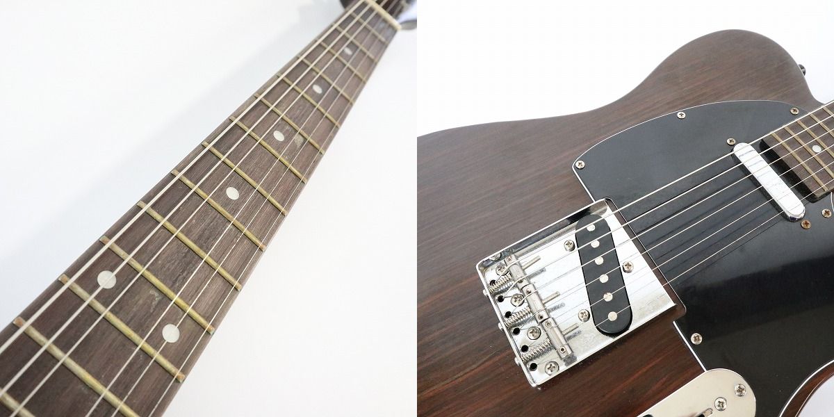 実際に弊社で買取させて頂いた★【難あり】Bacchus/バッカス BTE-TW NS テレキャスター タイプ エレキギター ソフトケース付きの画像 4枚目