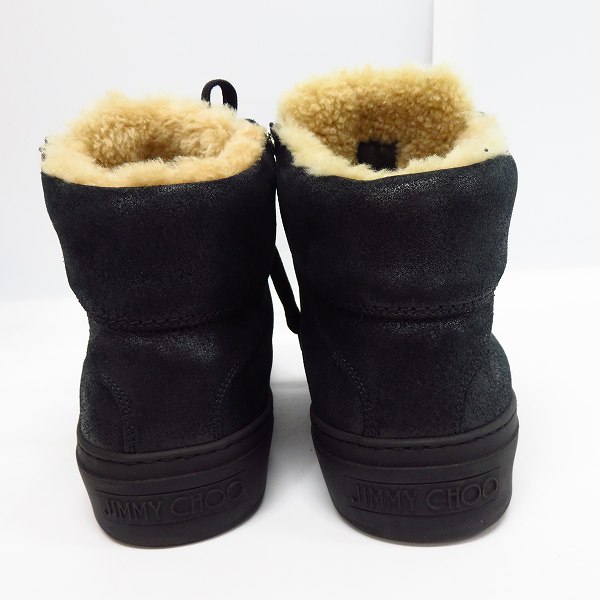 実際に弊社で買取させて頂いたJIMMY CHOO/ジミーチュウ ボアマウンテンスニーカー ハイカット/42の画像 1枚目