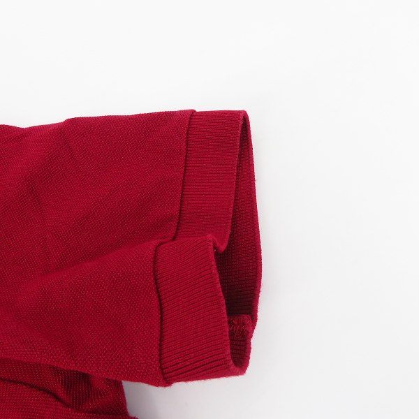 実際に弊社で買取させて頂いたLACOSTE/ラコステ 胸ロゴ 半袖ポロシャツ レッド/3の画像 5枚目