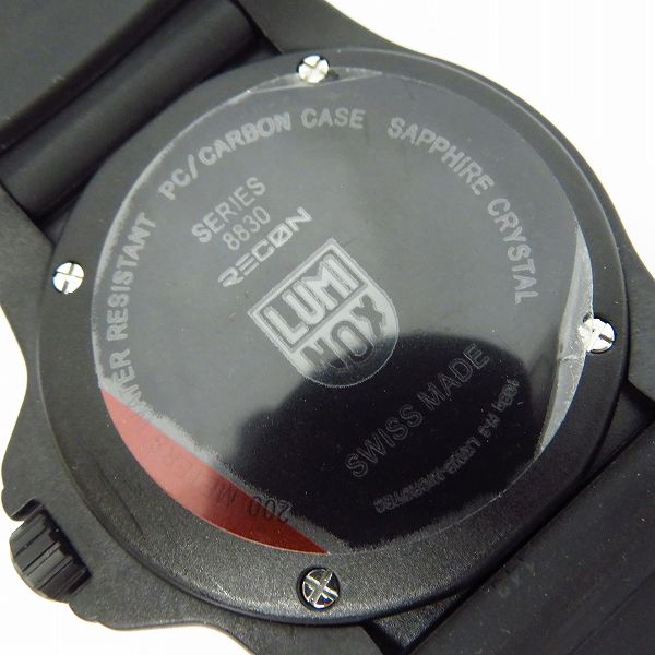 実際に弊社で買取させて頂いたLUMINOX/ルミノックス Recon/リーコン Nav Spc 8830 Series クォーツ腕時計/ウォッチ Ref.8831の画像 3枚目