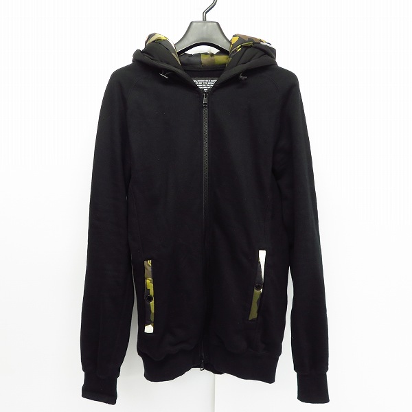 実際に弊社で買取させて頂いたAKM/エーケーエム LUXE163 AKMBB DOUBLE STRUCTURE HOOD CAMO PARKER ダブルフードカモパーカー SX017-CP02/M