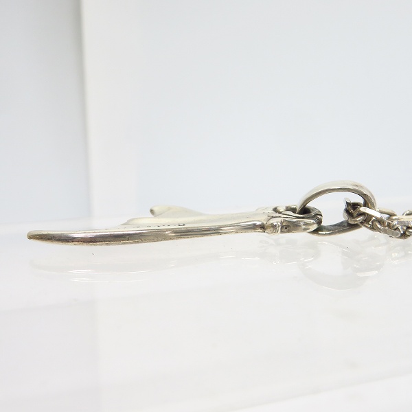 実際に弊社で買取させて頂いた【ギャラ付き】BILL WALL LEATHER/ビルウォールレザー BWL ミディアム Whale Tail/ホエールテイル ネックレス PN957の画像 3枚目