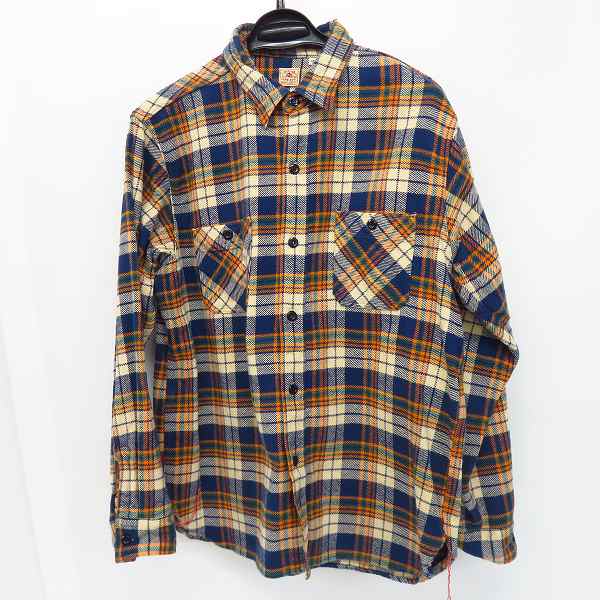 実際に弊社で買取させて頂いたSUGAR CANE/シュガーケーン ツイルチェックロングスリーブワークシャツ/SC27383/L