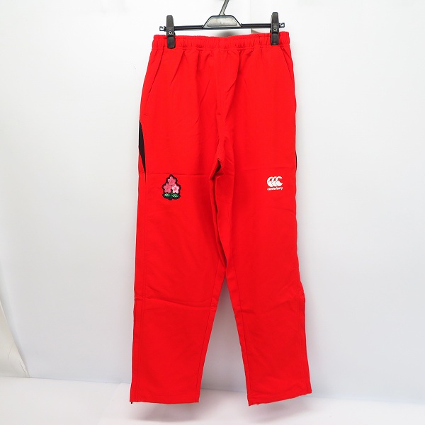 実際に弊社で買取させて頂いた【未使用】canterbury/カンタベリー JAPAN PRACTICE PANTS/プラクティスパンツ レッド/L