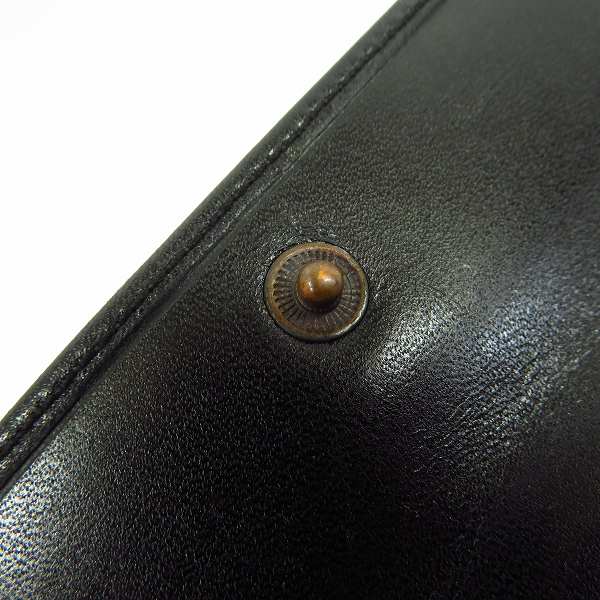 実際に弊社で買取させて頂いたGIVENCHY/ジバンシィ がま口 ロゴ型押しレザー 三つ折り財布の画像 6枚目