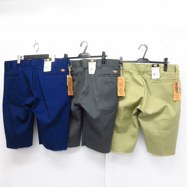 実際に弊社で買取させて頂いた【未使用】Dickies/ディッキーズ RELAXED FIT デニム ハーフパンツ DR222SGT/DR222SBGT 36 2点セットの画像 1枚目