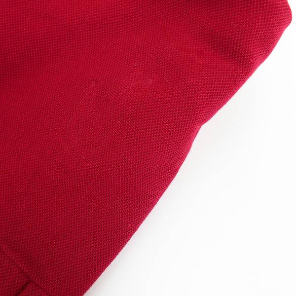実際に弊社で買取させて頂いたLACOSTE/ラコステ 胸ロゴ 半袖ポロシャツ レッド/3の画像 6枚目