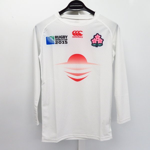 実際に弊社で買取させて頂いた【未使用】canterbury/カンタベリー RWC2015 JAPAN LS GAME DAY SHIRT R45540WJ/3L