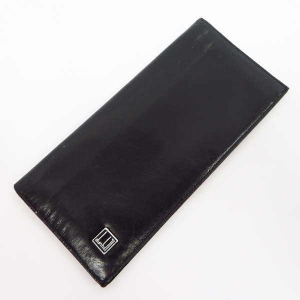 実際に弊社で買取させて頂いたdunhill/ダンヒル ロゴプレート レザー 二つ折り長財布/札入れ