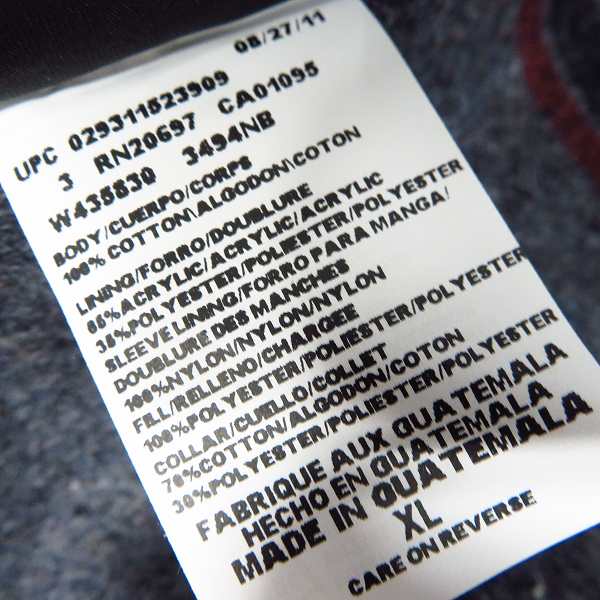 実際に弊社で買取させて頂いた【未使用】Dickies/ディッキーズ DENIM CHORE COAT デニムチョアコート/XLの画像 4枚目