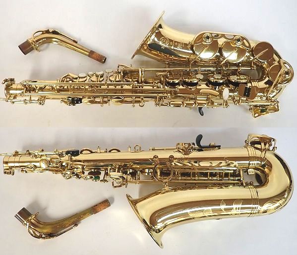 実際に弊社で買取させて頂いた★SELMER/セルマー アルトサックス SA80/Super Action 80 SERIE Ⅱ/シリーズ2 彫刻有り 70万台 ハードケース付の画像 1枚目