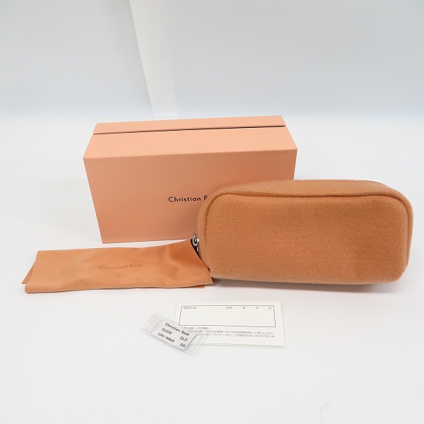 実際に弊社で買取させて頂いたChristian Roth/クリスチャンロス 5USW サングラス/アイウェア CRS-00029 GLDの画像 7枚目