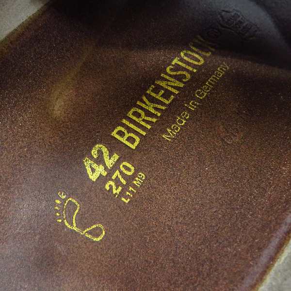 実際に弊社で買取させて頂いたBIRKENSTOK/ビルケンシュトック チューリッヒ スエード/27.0の画像 4枚目