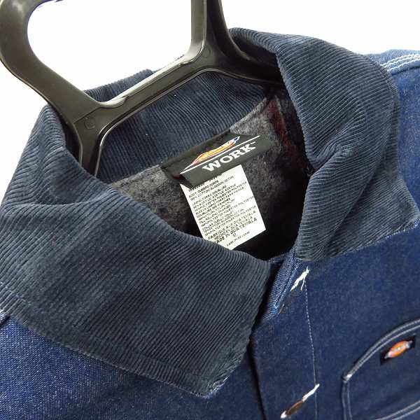実際に弊社で買取させて頂いた【未使用】Dickies/ディッキーズ  DENIM CHORE COAT デニムジャケット/コート 3494NB/Mの画像 7枚目