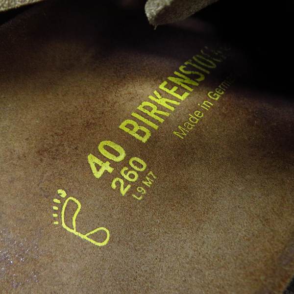 実際に弊社で買取させて頂いた【難有】CHROME HEARTS/クロムハーツ×BIRKENSTOCK/ビルケンシュトック  ボストン ガンスリンガーレザーサンダル/40の画像 4枚目