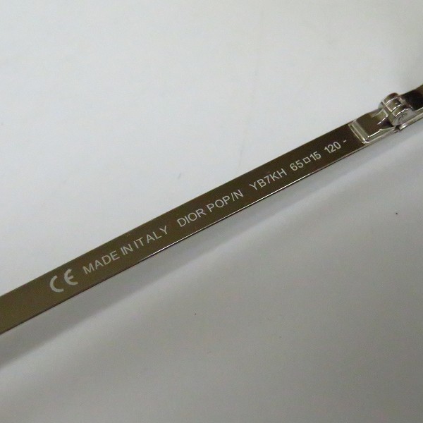 実際に弊社で買取させて頂いた【難有り】Christian Dior/クリスチャンディオール YB7KH DIOR POP/N サングラスの画像 3枚目