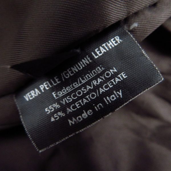 実際に弊社で買取させて頂いたNeil Barrett/ニールバレット BUFFALO LEATHER/バッファローレザー シワ加工 M-65 ジャケット/ライダース XXSの画像 5枚目